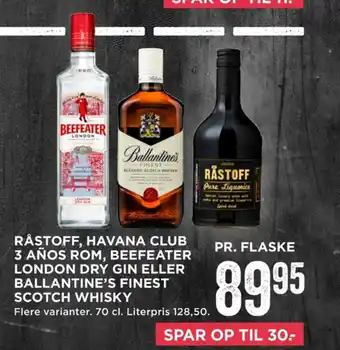 MENY Beefeater gin tilbud