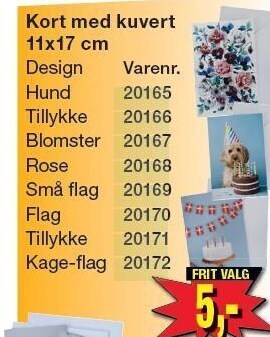 Harald Nyborg Kort med kuvert tilbud