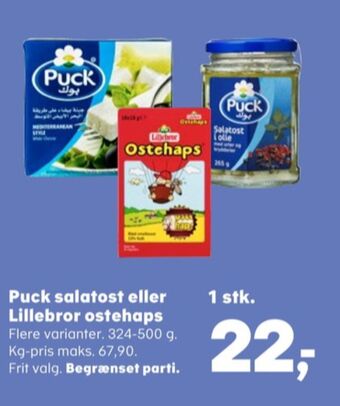 SuperBrugsen Puck salatost tilbud