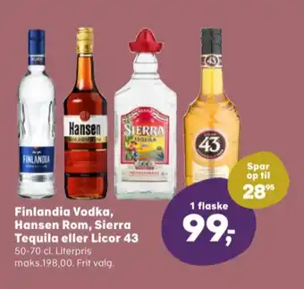 SuperBrugsen Finlandia vodka tilbud