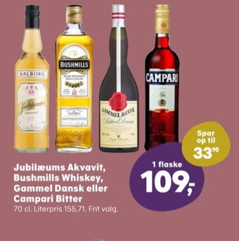 SuperBrugsen Jubilæums akvavit snaps tilbud