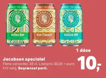 SuperBrugsen Jacobsen specialøl tilbud