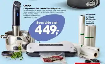 SuperBrugsen Coop sous vide tilbud