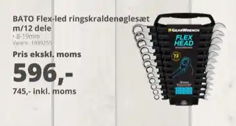 10-4 Byggecenter Bato ringgaffelnøglesæt tilbud