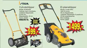 Harald Nyborg Cylinderklipper el. El-plæneklipper tilbud