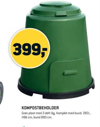 XL-BYG Green it kompostbeholder tilbud