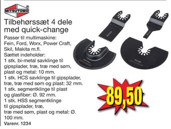 Harald Nyborg Mitsutomo tilbehørssæt tilbud