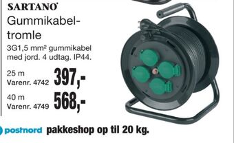 Harald Nyborg Sartano kabeltromle tilbud