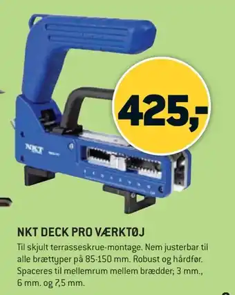 XL-BYG Nkt deck pro værktøj tilbud