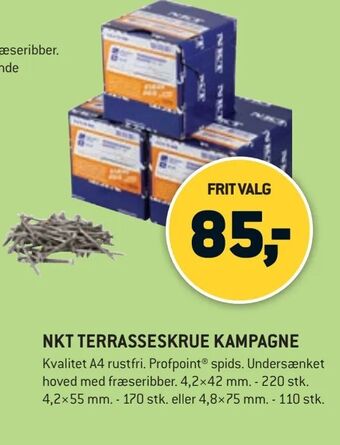 XL-BYG Nkt terrasseskrue kampagne tilbud