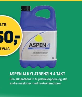 XL-BYG Aspen alkylatbenzin 4 takt tilbud