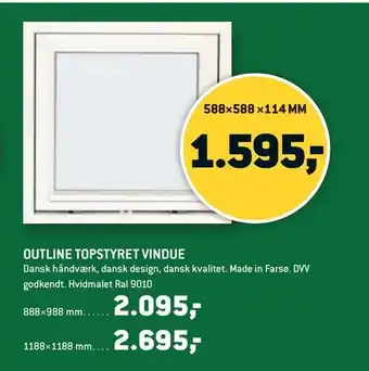 XL-BYG Outline topstyret vindue tilbud
