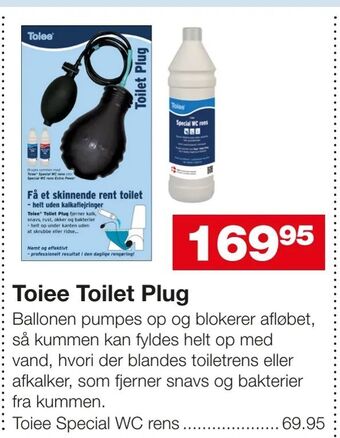 Bauhaus Toiee Toilet Plug tilbud
