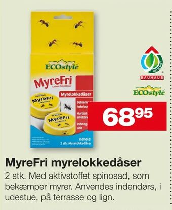 Bauhaus MyreFri myrelokkedåser tilbud