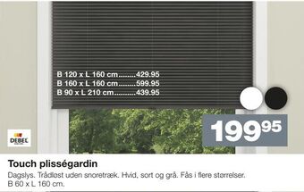 Bauhaus Touch plisségardin tilbud