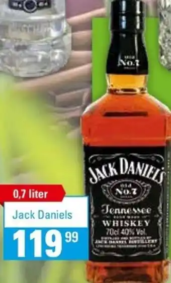 zur Krone Jack Daniel's 0,7 liter tilbud