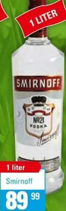 zur Krone Smirnoff 1 liter tilbud