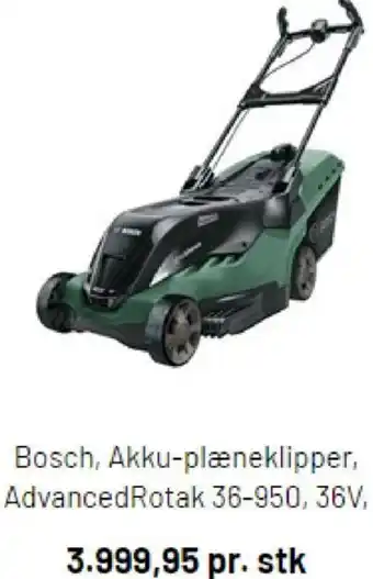 Silvan Bosch, Akku-Plæneklipper, AdvancedRotak 36-950, 36V tilbud