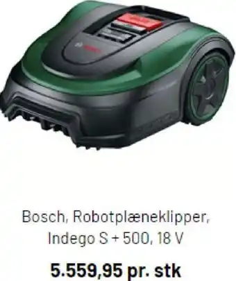 Silvan Bosch, Robotplæneklipper, Indego S+500, 18V tilbud