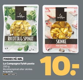 Netto La campagna pasta tilbud