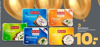 Netto Buko flødeost naturel tilbud