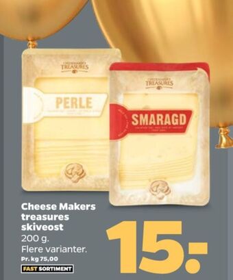 Netto Cheesemakers skiveost perle tilbud