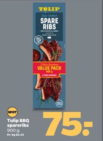 Netto Tulip spareribs tilbud