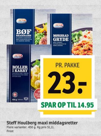 SPAR Steff houlberg færdigretter tilbud
