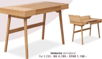 Ilva Immerse Skrivebord tilbud