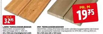 jem & fix Lærk el. imp. terrassebrædder tilbud