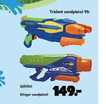 Fætter BR Stinger el. Trident vandpistol tilbud