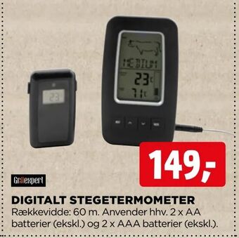 jem & fix Digitalt stegetermometer tilbud