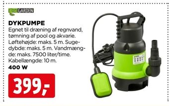 jem & fix Dykpumpe tilbud