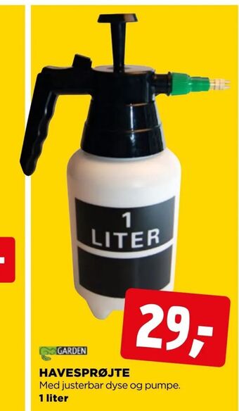 jem & fix Havesprøjte tilbud