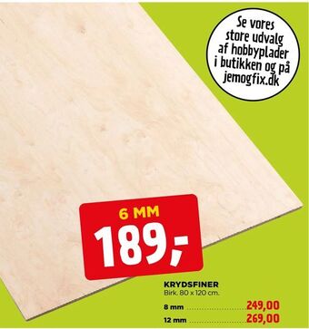 jem & fix Krydsfiner tilbud