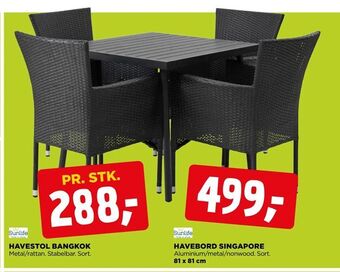 jem & fix Havestol bangkok tilbud