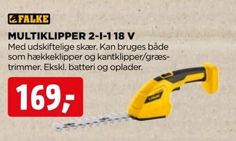 jem & fix Multiklipper 2-i-1 18 v tilbud