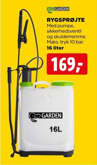 jem & fix Rygsprøjte tilbud