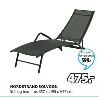 JYSK Jutlandia solvogn tilbud