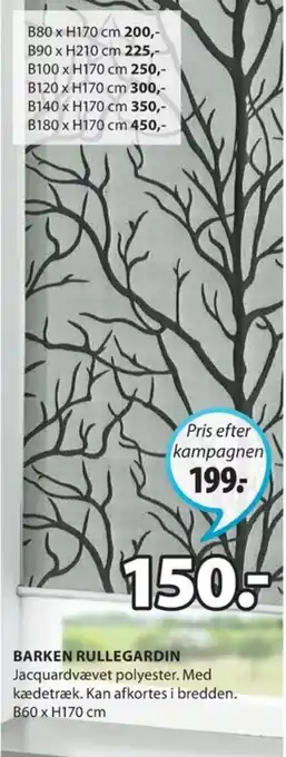 JYSK Kronborg rullegardin tilbud