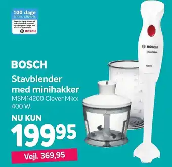Din Isenkræmmer Bosch Stavblender med Minihakker tilbud