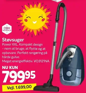 Din Isenkræmmer Støvsuger VO3121NA tilbud