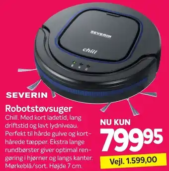 Din Isenkræmmer Severin Robotstøvsuger tilbud