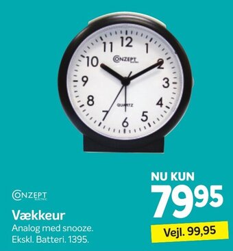 Din Isenkræmmer Vækkeur tilbud