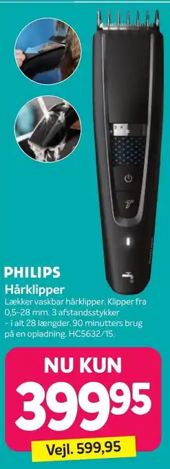 Din Isenkræmmer Philips Harklipper HC5632/15 tilbud