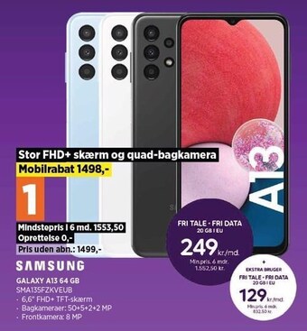 Power Galaxy A13 64 GB tilbud