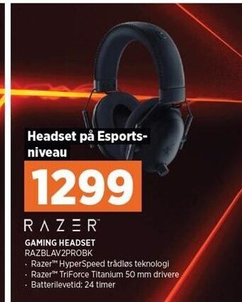 Power GAMING HEADSET tilbud