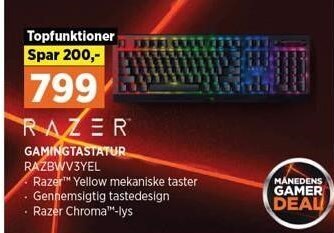 Power Gaming tastatur tilbud