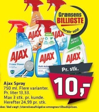 Fleggaard Ajax Spray tilbud