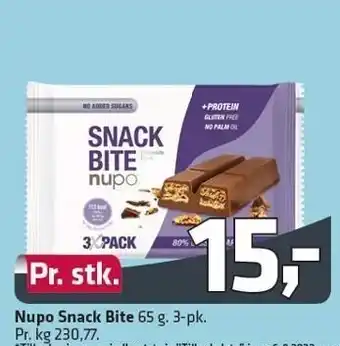Fleggaard Nupo Snack Bite tilbud